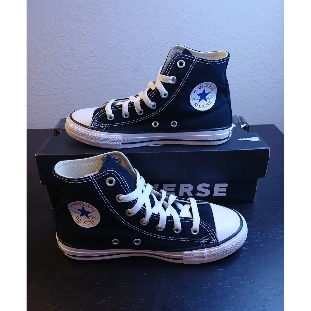 Converse Chuck Taylor All Star High Top Black Youth Sneakers 3J231 Size 2
